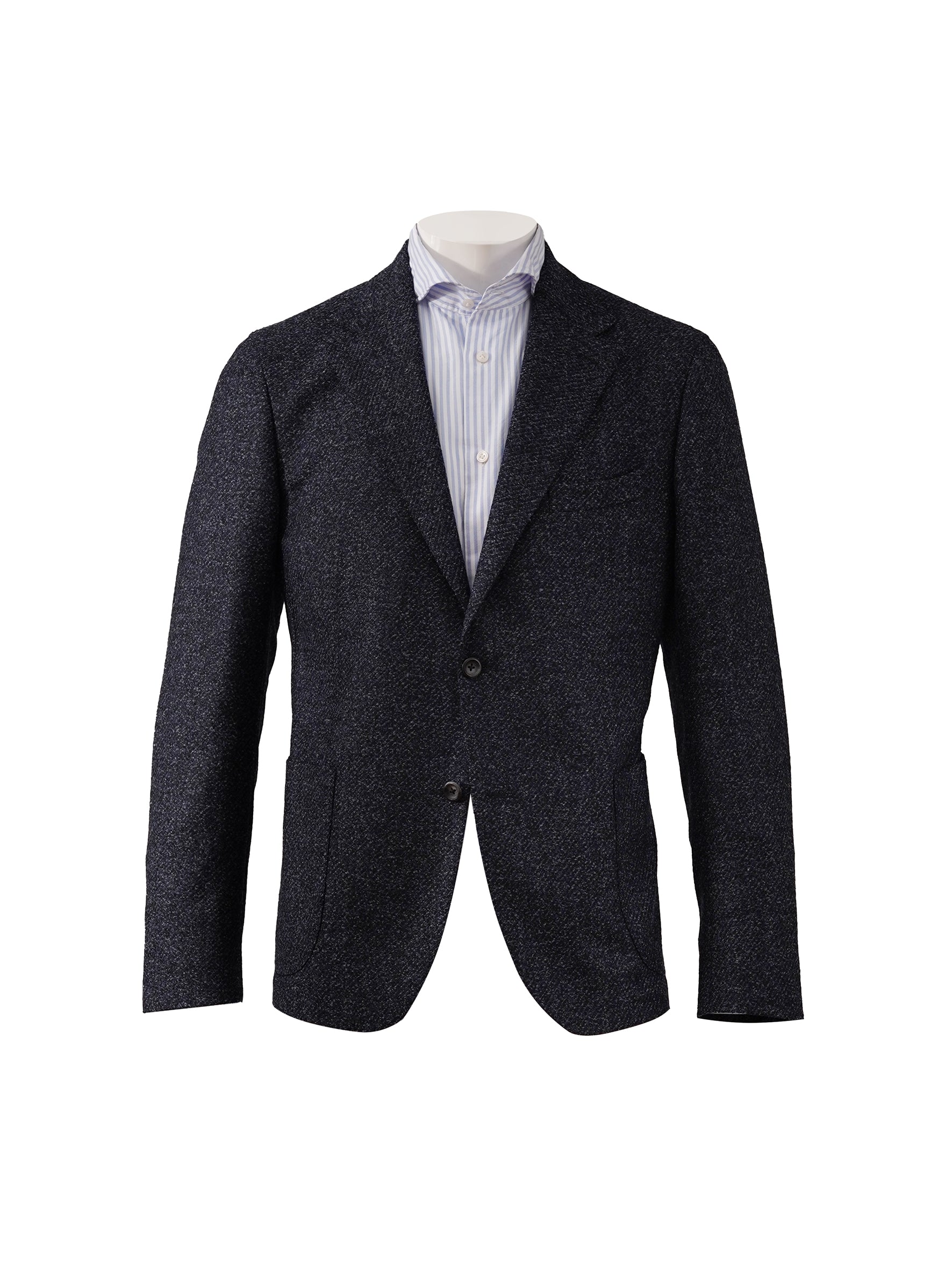 Blue mottled jacket